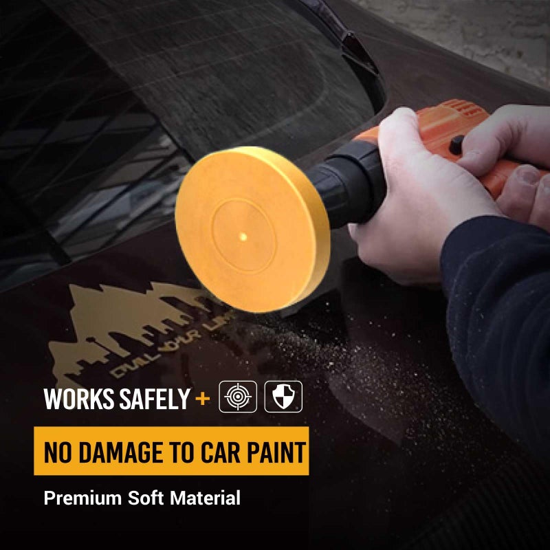 EWK Decal Eraser Wheel, Rubber Remover Wheel for Drill, Ideal for Adhesives, Pinstripes, and Decals Removal - Image 3